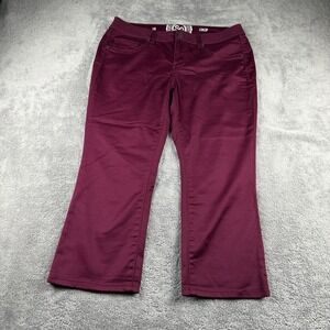 SO Crop Jeans Womens 15 Magenta Low‎ Rise